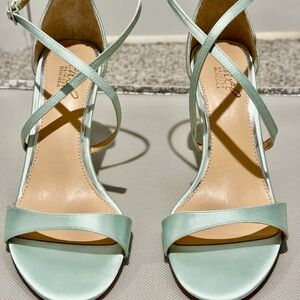 Jewel Badgley Mischka Mint Strappy Heels
